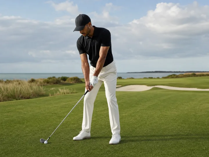 Hombre: Golf con ropa deportiva FLOW